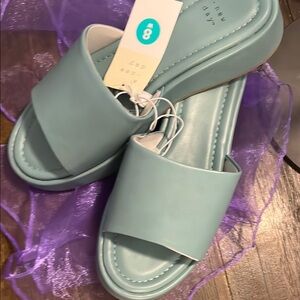 A New Day Blue Sandals with Comfort Sole